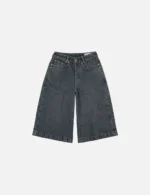 EVISU Women’s Straight Fit Back To The Bone Cropped Jeans