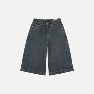 EVISU Women’s Straight Fit Back To The Bone Cropped Jeans