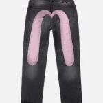 EVISU Jeans Men Faded Pink Daicock #2030