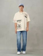 Evisu Jeans Men Yellow Daicock Washed Regular Fit 2020