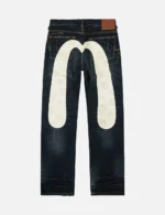 Evisu Jeans Men Kamon Daicock Regular Fit Distressed Jeans