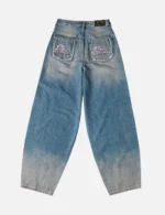 Evisu Jeans Women Brocade Seagull Balloon Fit