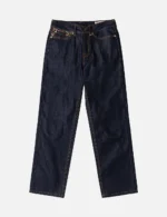 Evisu Jeans Women Brocade Daicock Straight Fit Dark Denim