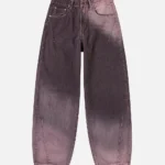 EVISU Women’s Balloon Fit Two-Tone Gradient Jeans