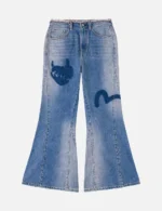 EVISU Women’s Bootcut Devil Heart Seagull Jeans