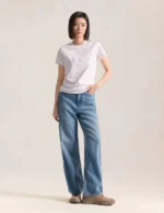 Evisu jean Women Washed Daicock Jeans