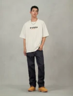 EVISU Men's 2020 Regular Fit Seagull Print Jeans