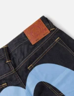 EVISU Men’s #2020 Regular Fit Light Blue Daicock Jeans