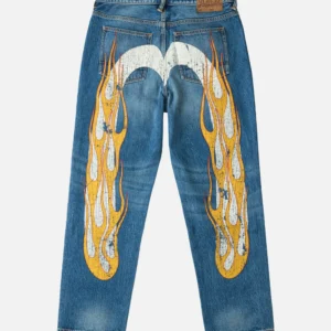 Flaming Daicock Regular Fit Jeans – Vintage Blue 100% Cotton
