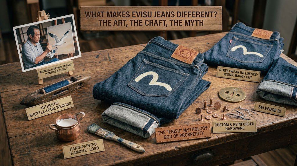 What Makes Evisu Jeans Different From Other Denim Brands?