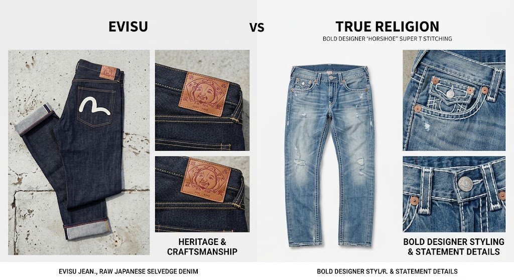 Evisu Jeans vs True Religion: A Detailed Comparison